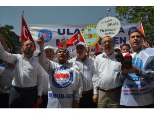 İsrail Büyükelçiliği Konutu Önünde Gazze Eylemi