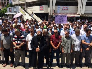 Mersinde İsrail Protestosu