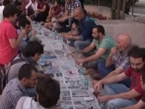İsrail Büyükelçiliği Önünde İftar