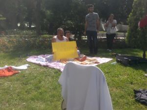 Evini Çocuk Parkına Taşıdı