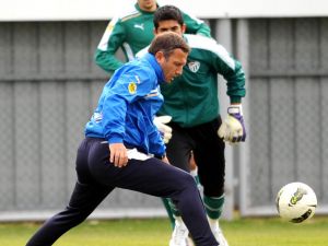 Bursaspor, İstanbul Büyükşehir Belediyespor Maçı Hazırlıklarını Sürdürdü