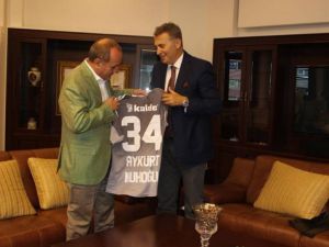Fikret Orman, Kadıköy Belediye Başkanı Nuhoğlunu Ziyaret Etti
