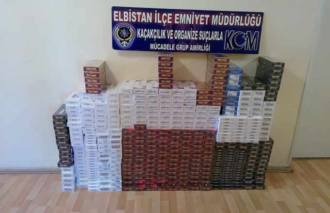 Elbistan Polisi’nin Kaçak Sigara Operasyonları Devam Ediyor