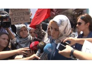 Esra Albayrak İsrail Protestosuna Katıldı