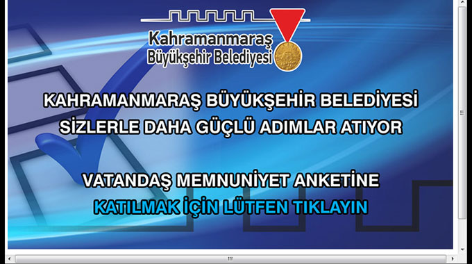 Belediyeden Sizlerle Daha Güçlü Adımlar Atmak İstiyoruz Anketi