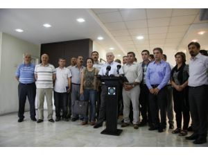 Stk’lardan Diyarbakır Büyükşehir Belediyesine Geçmiş Olsun Ziyareti