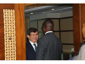 Davutoğlu, Saint Kitts Ve Nevis Dışişleri Bakanı Patrıce Nısbett’le Bir Araya Geldi