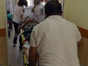 Arının Soktuğu Vatandaş Hastanelik Oldu