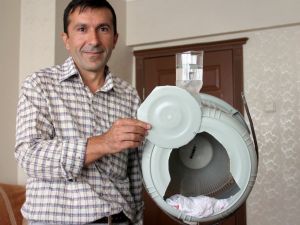 (Özel Haber) İnşaat Ustası Kendi Klimasını Üretti