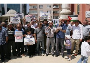 Orduda İsrail’in Gazze Saldırısı Protesto Edildi