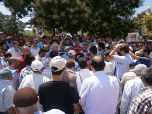 Aksarayda İsrail Protestosu
