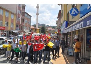 Eskipazar’da İsrail Eylemi