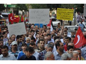 İnegölde Gazzeye Destek Yürüyüşü
