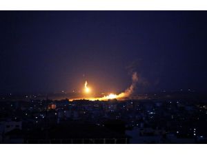 Gazze’ye Yoğun Bombardıman Başladı