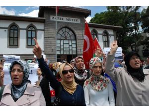 Afyonkarahisar’da İsrail’e Öfkesi Sokaklara Taştı