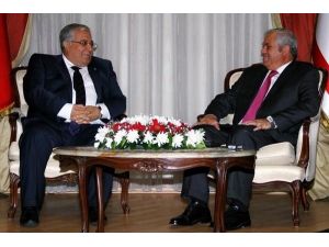 Dsp Genel Başkanı Masum Türker, Kktc Başbakanı Özkan Yorgancıoğlu’nu Ziyaret Etti