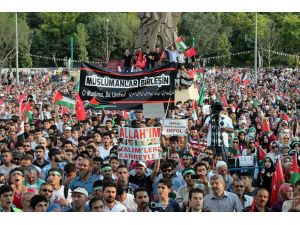 Konya’da İsrail’e Tepki Mitingi