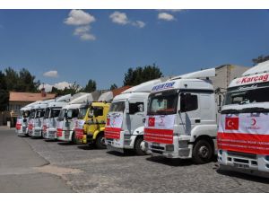 Telafer’e Yardım Konvoyu Gaziantepten Yola Çıktı