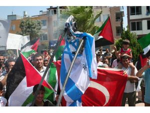 Reyhanlı’da İsrail Protestosu