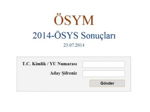 Lys Yerleştirme Sonuçları Açıklandı
