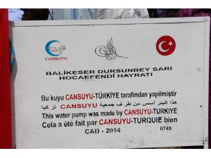 Dursunbeyli Sarıhoca Afrikaya Cansuyu Oldu