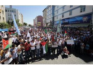Nevşehir’de Binlerce Kişi Gazze İçin Yürüdü