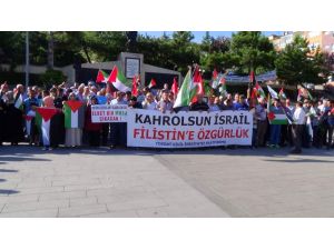 Yozgat’ta İsrail Protesto Edildi