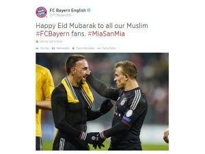 Bayern Münih’ten Ramazan Bayramı Mesajı