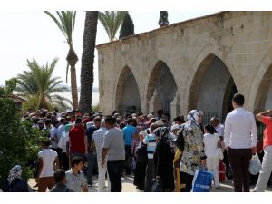 Hala Sultan Tekkesi’nde Bayram Namazı Kılındı