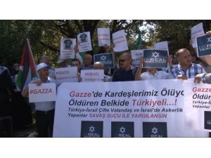 Meclis Önündeki İsrail Protestosunda Haklı Talep