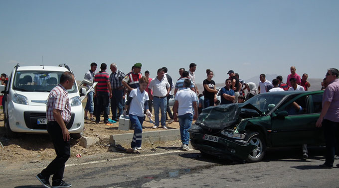Kahramanmaraş’ta Trafik Kazası; 11 Yaralı  