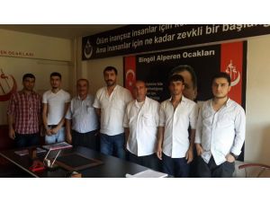 Alperen Ocakları Bingöl Şubesi, İhsanoğlunu Desteklemeyeceklerini Açıkladı