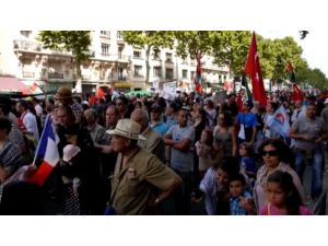 Paris’te Vicdan Gazze İçin Sokaktaydı