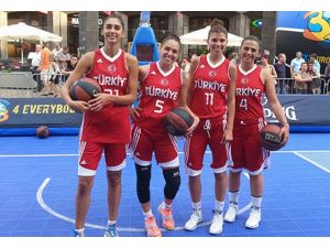 3x3 Kadın Basketbol Milli Takımı Avrupa’da Kendini Gösterdi