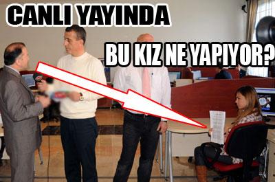 Canlı yayında ilginç hatırlatma 