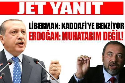 Libermandan Erdoğana acayip benzetme! 