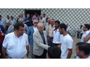 Bakan Şimşek Katliam Kurbanlarının Taziyesine Katıldı