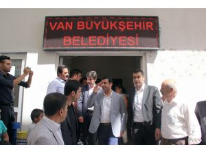 Cumhurbaşkanı Adayı Demirtaşın Van Ziyareti