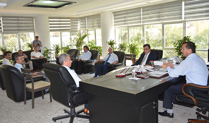 KSÜ Rektörü Karaaslan Pazarcık İlçesini Ziyaret Etti