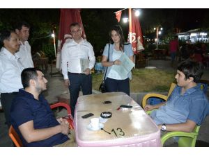 Mhp, Denizli’de İhsanoğlu İçin Kapı Kapı Dolaşıyor