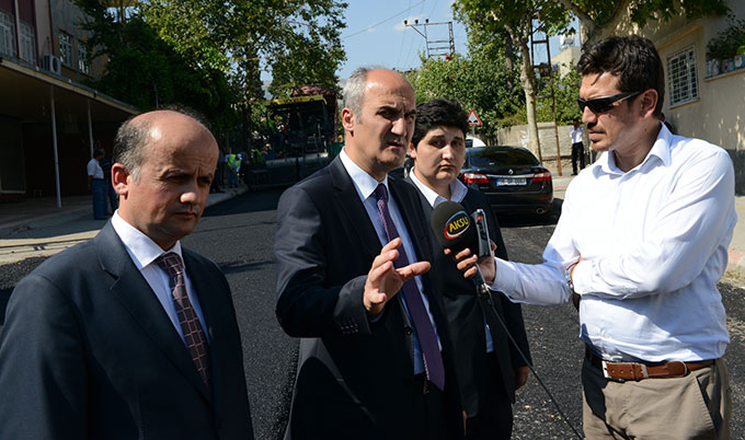 Dulkadiroğlu Belediyesi İlk Asfaltı Döktü