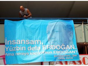 Tek Kişilik Eylemci, Erdoğanın Başbakan Olarak Devam Etmesini İstedi
