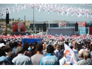 Cumhurbaşkanı Adayı Ve Başbakan Erdoğan Malatya’da