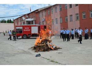 Bilecik M Tipi Kapalı Cezaevinde Yangın Tatbikatı