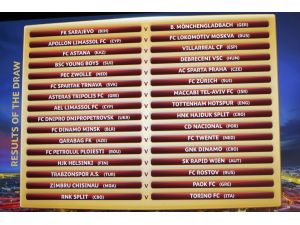 Trabzonspor Ve Kardemir Karabüksporun Rakipleri Belli Oldu