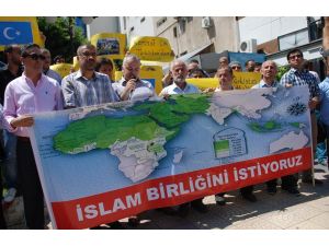 İskenderun’da, Doğu Türkistan’da Yaşananlar Kınandı