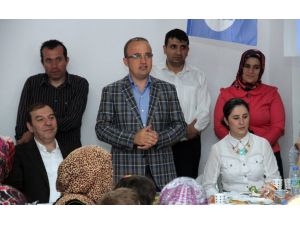 Vekil Turan Ve Başkan Kadıoğlu Mahalle Halkı İle Bir Araya Geldi