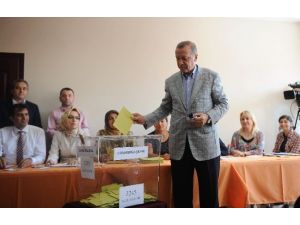 Erdoğan Oy Kullandı