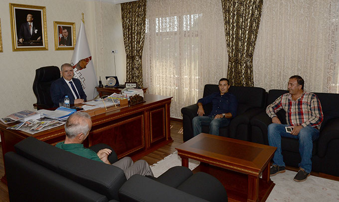 Şampiyondan Sporsever Başkana Ziyaret