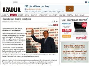 Erdoğan Azerbaycan Basınında